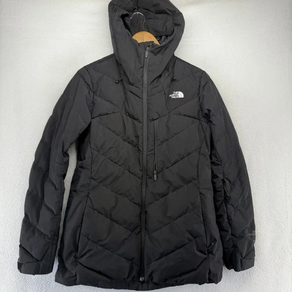 The North Face Puffer Jacket Womens Medium Black Gore Windstopper 550 Down